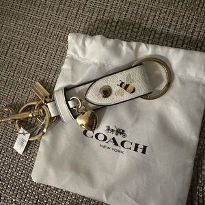 Coach bee keychain